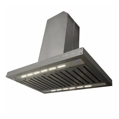 Coifa de Ilha Teto Parede Profissional Aço Inox 304 Premium Cozix