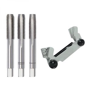 Kit Jogo de Macho M6 X 1,0 + Cálibre de Rosca - 52 Lâm.