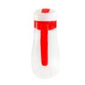Jarra de Vidro para Suco Água Bebidas 900ml Branco-vermelho - 1