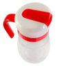 Jarra de Vidro para Suco Água Bebidas 900ml Branco-vermelho - 4