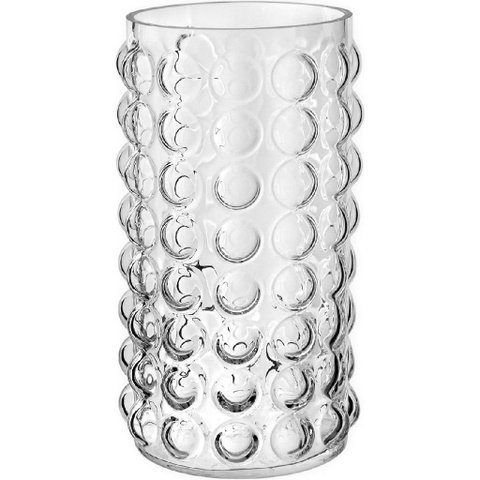 Vaso Planta Redondo Home&co Vidro 28x14x14cm Transparente