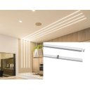 Ver imagem 1 de Perfil Alumínio Slim 25mm Branco para Fita Led Sobrepor 2m