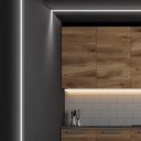 Ver imagem 7 de Perfil Alumínio Slim 25mm Branco para Fita Led Sobrepor 2m