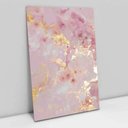 Ver imagem 2 de Quadro Decorativo em Canvas Abstrato Mármore Rose Gold Delux TaColado Moldura Flutuante 4,5cm Freijó