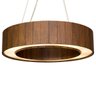 Pendente Anel Fechado de Madeira imbuia escura Wood Iluminação Pendente Anel Fechado imbuia escura 5 - 2