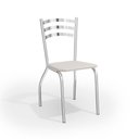 Ver imagem 3 de Kit Conjunto Mesa Redonda 4 Cadeiras Jantar Cozinha Branco - Kappesberg