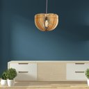 Ver imagem 2 de Luminária Teto tipo Pendente em MDF - Completa