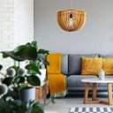 Ver imagem 3 de Luminária Teto tipo Pendente em MDF - Completa