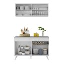 Ver imagem 3 de Armário De Cozinha Compacta 2 Peças Mp3688.891 Veneza Multimóveis Branco