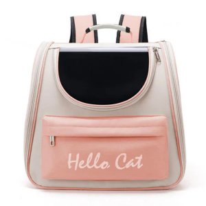 Mochila Bolsa Transporte Gato Pet Animais Estimaçao Visao Panoramica Pequeno Medio Porte Viagem Pass