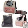 Mochila Bolsa Transporte Gato Pet Animais Estimaçao Visao Panoramica Pequeno Medio Porte Viagem Pass - 5