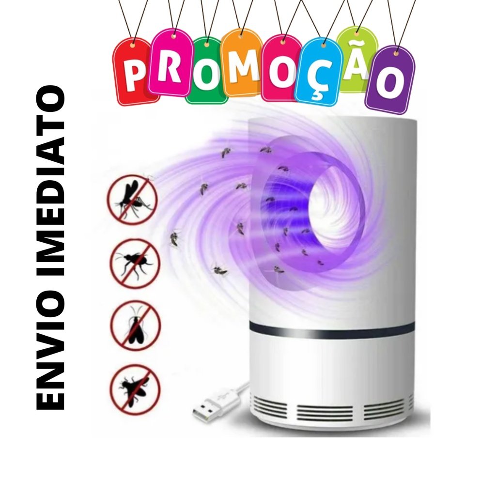 Ultra Sônico Uv Armadilha Pernilongo Mosquito Inseto Led Usb - 5