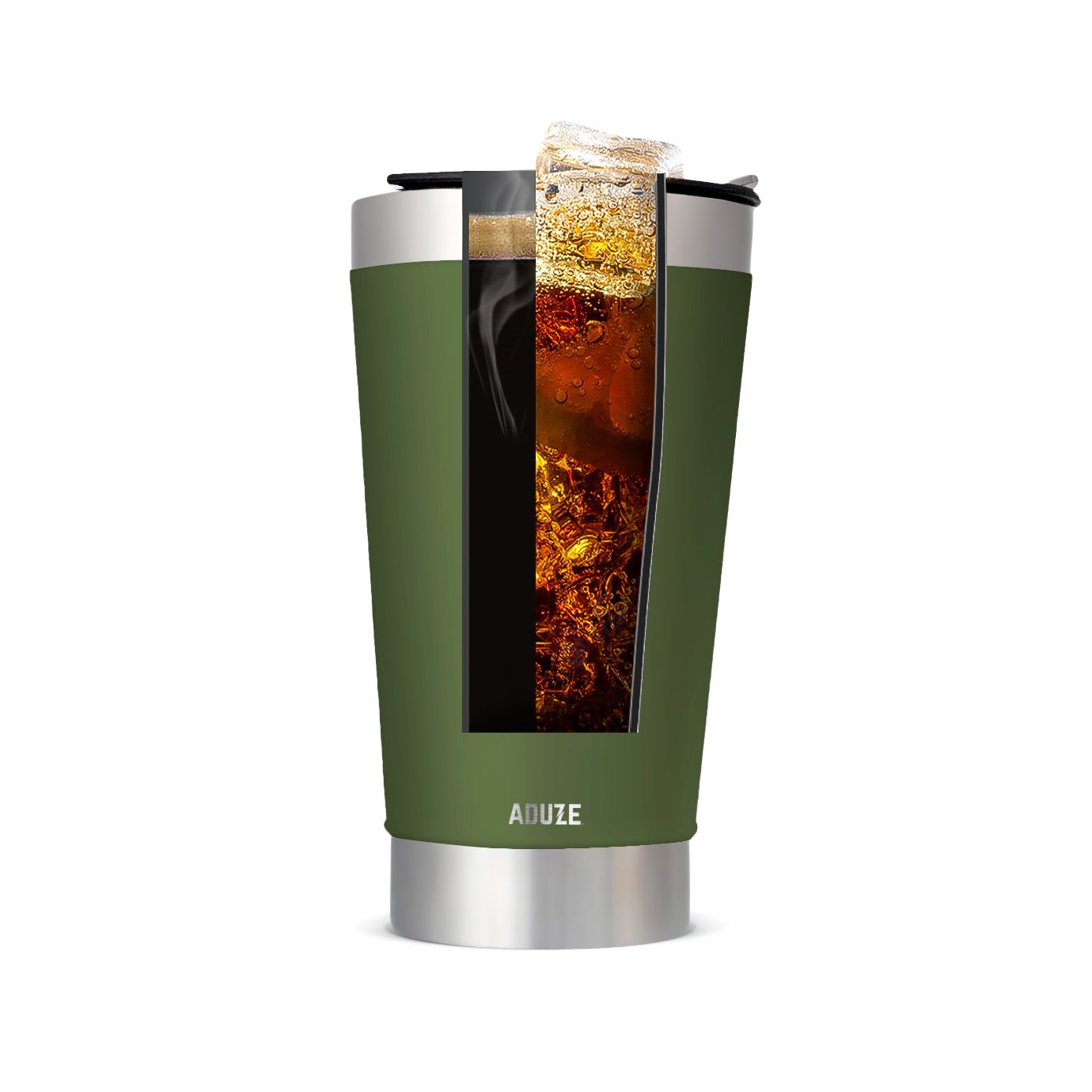 Copo Térmico Aduze V4 Programador 500ml - Verde - 4