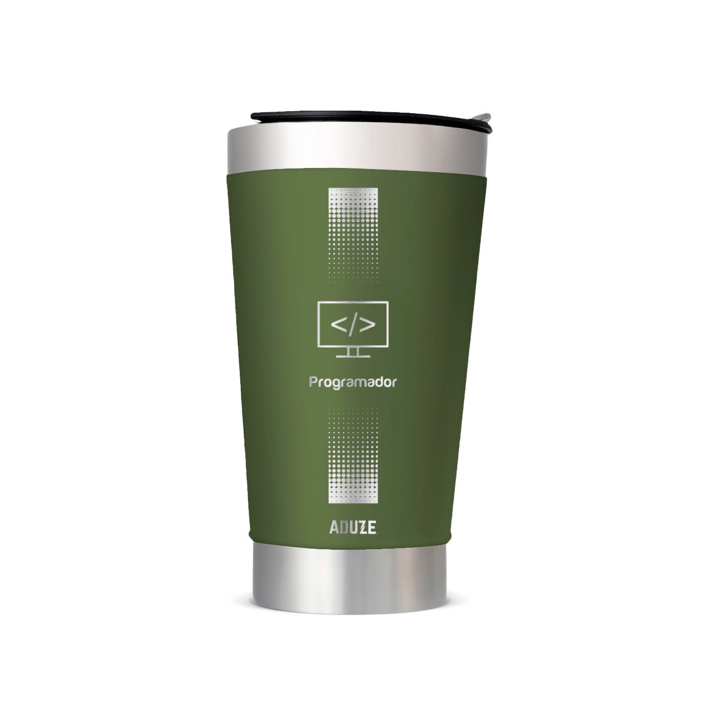 Copo Térmico Aduze V4 Programador 500ml - Verde - 1