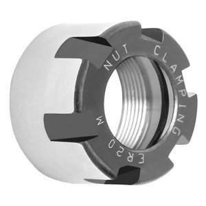 Porca para Pinça Er20-m - Tipo Castelo - M24x1.00