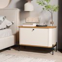 Ver imagem 2 de Jogo de Mesa de Cabeceira Sofia Off White Nature Preto