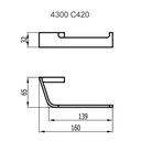 Ver imagem 2 de Papeleira Fani Essence Cromada 4300 C420