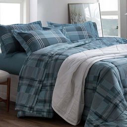 Jogo de Cama King 200 Fios Connie - Kacyumara Azul - 4