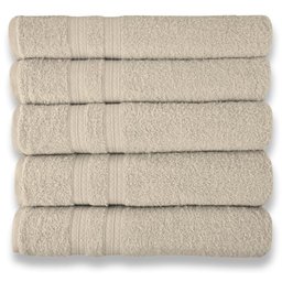 Kit 5 Toalhas Super Grossa e Felpuda 80x150cm Camurça Beka - 2