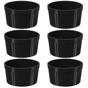Kit 6 Ramekin 150ml Potinhos de Molho Ramequim para Servir Petiscos Coza