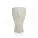 Ver imagem 4 de Vaso Rosto Areia Em Cerâmica 23x15cm
