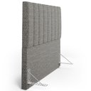 Ver imagem 6 de Cabeceira Cama Box Casal 140 Cm Dália W01 Linho Mescla Chumbo - Lyam Decor
