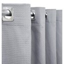 Ver imagem 1 de Cortina 2,00x1,20 Janela Sala Quarto Cozinha Tecido Piquet Cor: Cinza