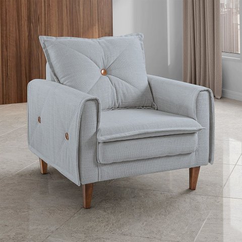 Poltrona Miami em Madeira de Eucalipto Movellu Home