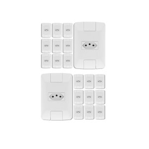 Kit 20 Tomadas Simples 10a 2p+t 4x2 Aria Tramontina