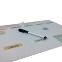 Ver imagem 5 de Lousa Magnética Planejamento Mensal, Quadro Planner Semanal, Tarefas, Anotações, Mural Diário com Im
