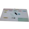 Lousa Magnética Planejamento Mensal, Quadro Planner Semanal, Tarefas, Anotações, Mural Diário com Im - 4