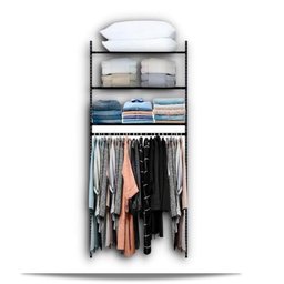 Arara de parede plus - 1,00 Smart Black - 1