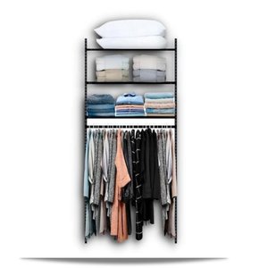 Arara de parede plus - 1,00 Smart Black