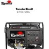 Gerador Energia Gasolina Bivolt 9,0kva Monofásico Tg10000cxe-xp Partida Elétrica e Manual Toyama - 3