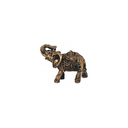 Ver imagem 2 de Elefante Indiano Resina Miniatura Ouro Velho 5 Cm Fortuna