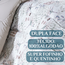 Ver imagem 2 de Edredom Super King Selin 100%algodao Dupla Face Super Macio:cinza
