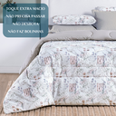 Ver imagem 4 de Edredom Super King Selin 100%algodao Dupla Face Super Macio:cinza