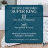Edredom Super King Selin 100%algodao Dupla Face Super Macio:cinza - 6