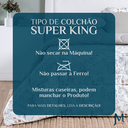 Ver imagem 6 de Edredom Super King Selin 100%algodao Dupla Face Super Macio:cinza