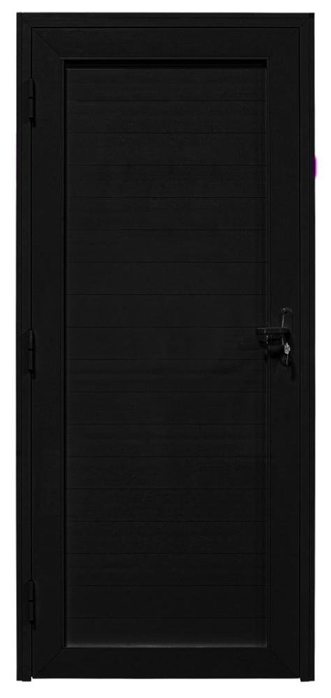 Porta lambril america com fechadura Preto maxx E - 230X120 - 1