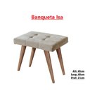 Ver imagem 4 de Penteadeira Camarim Anaisa com Banqueta Isa Leds e Espelho: Branca Nature