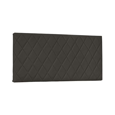Painel de Cama 90cm Diamante Suede Cinza - Lucadi Home
