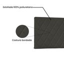 Ver imagem 3 de Painel de Cama 90cm Diamante Suede Cinza - Lucadi Home