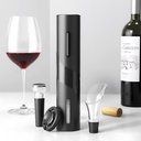 Ver imagem 1 de Abridor de Vinho Elétrico a Pilhas com Acessórios Premium Preto