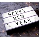 Ver imagem 6 de Luminária Cinema Light Box A4 + 96 Letras Números Coloridos