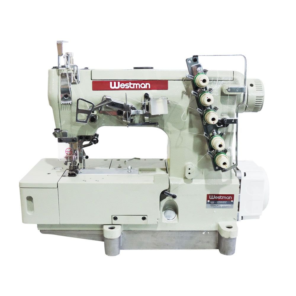 Máquina de Costura Industrial Galoneira Direct Drive Base Plana Fechada W-32500 DC - 2