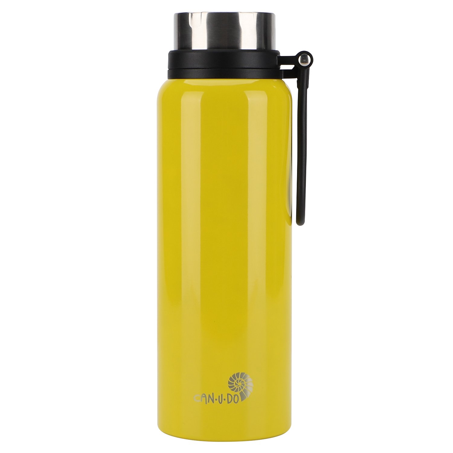 Garrafa de Inox 1,2l Camping:amarelo