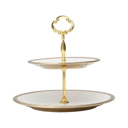 Prato Duplo para Doces Porcelana Paddy Wolff - 1