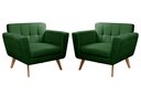 Ver imagem 1 de Conjunto 2 Poltronas Bruna Estilo Living Moderna Decoração Sala Recepção