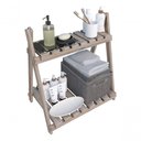 Ver imagem 2 de Estante Prateleira Modular Multiuso 2 Andares Aparador